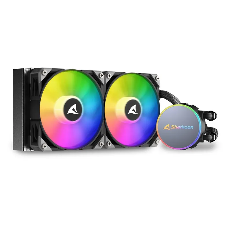 S70 RGB black AIO - Waterkoeler by Sharkoon – cover