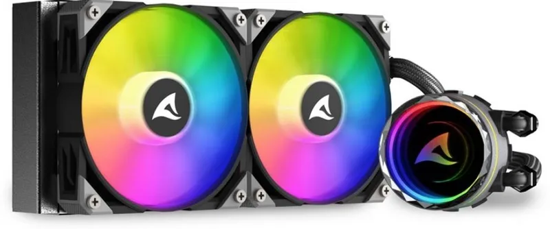 S80 RGB Black - Waterkoeler de Sharkoon – jaquette