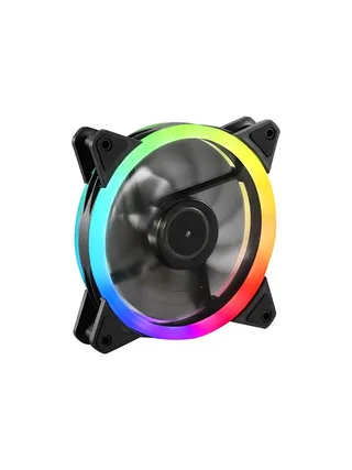 SHARK Blades PWM RGB: 0 - Case ventilator - 120mm de Sharkoon, Noir – jaquette 1 sur 2