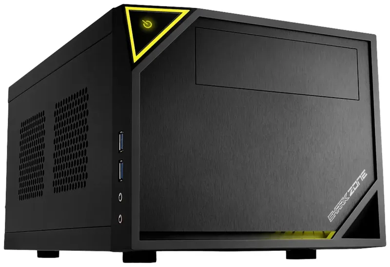SHARK ZONE C10 - Case - Miditower by Sharkoon, Yellow – cover