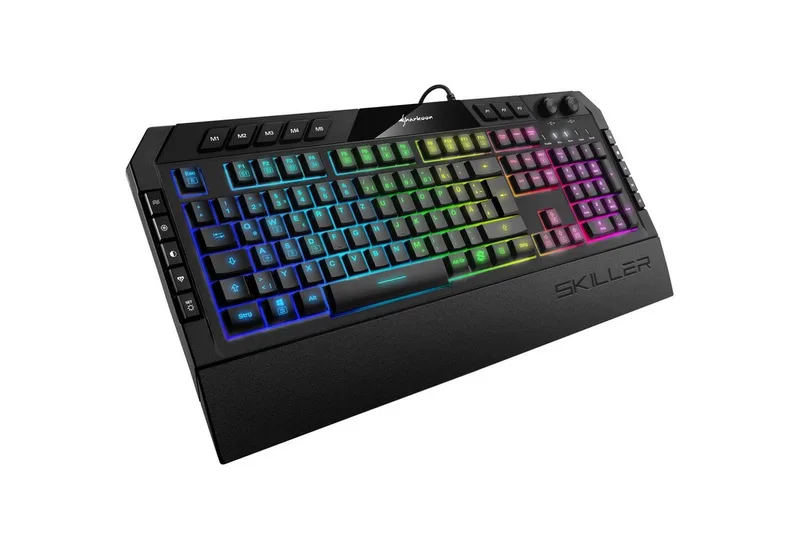 Sharkoon SKILLER SGK5, Gaming-Tastatur Tastatur de Sharkoon, Noir – jaquette