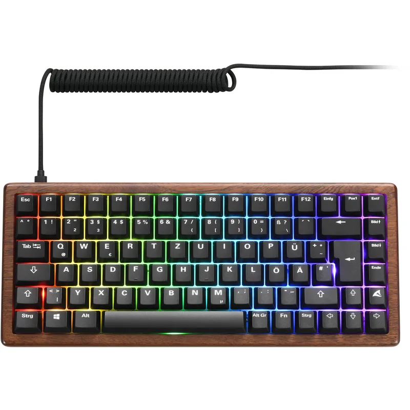 SKILLER SGK50 S3 Wood PBT Houtkleur/Zwart - Toetsenbord van Sharkoon – cover