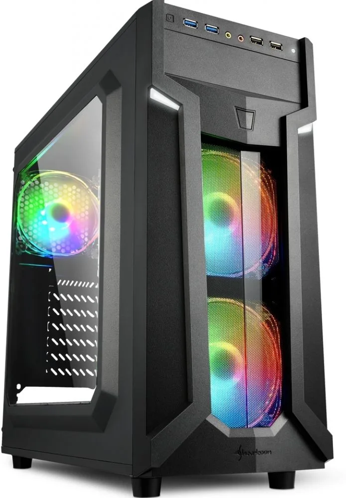 VG6-W RGB - Behuizing van Sharkoon – cover