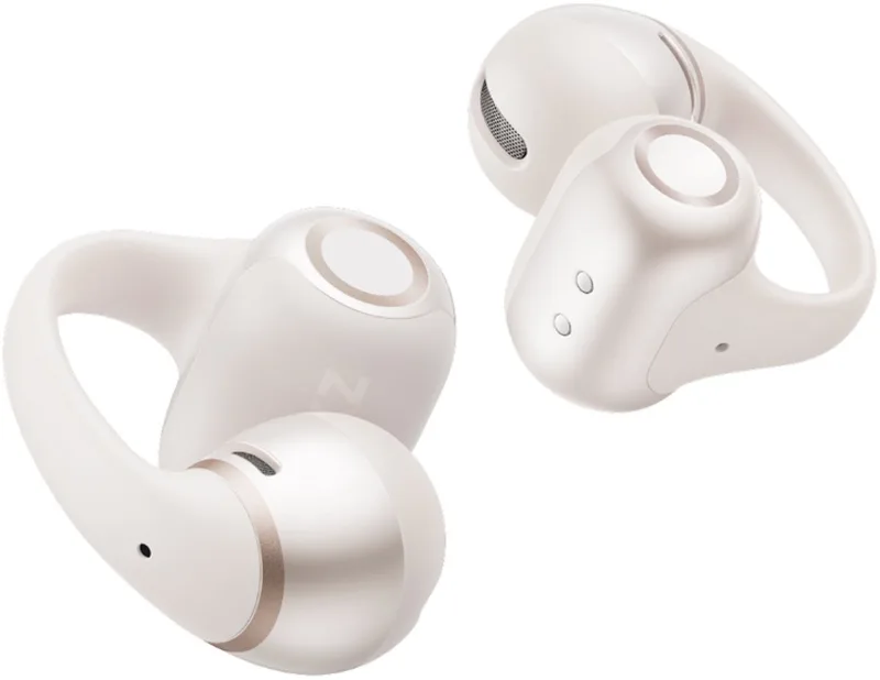 OpenDots 2 Open-ear Clip-on Oortjes – Dolby Audio – Draadloze Oordopjes van Shokz, Wit – cover