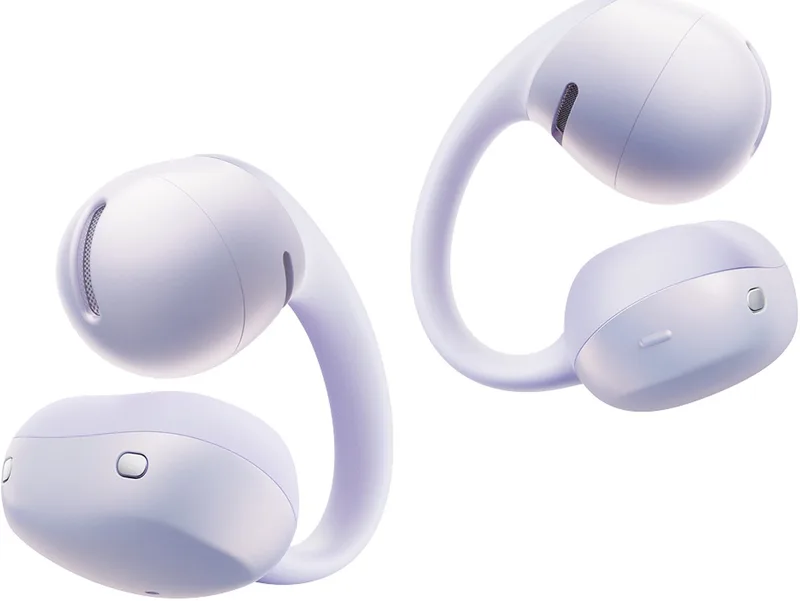 OpenDots Air Open-ear Clip-on Oortjes – Draadloze Oordopjes de Shokz, Violet – jaquette