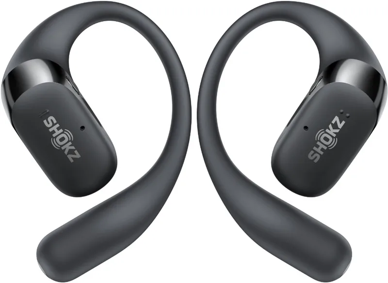 OpenFit 2+ Open-ear Sporthoofdtelefoon – Dolby Audio – Draadloze Oordopjes van Shokz, Zwart – cover