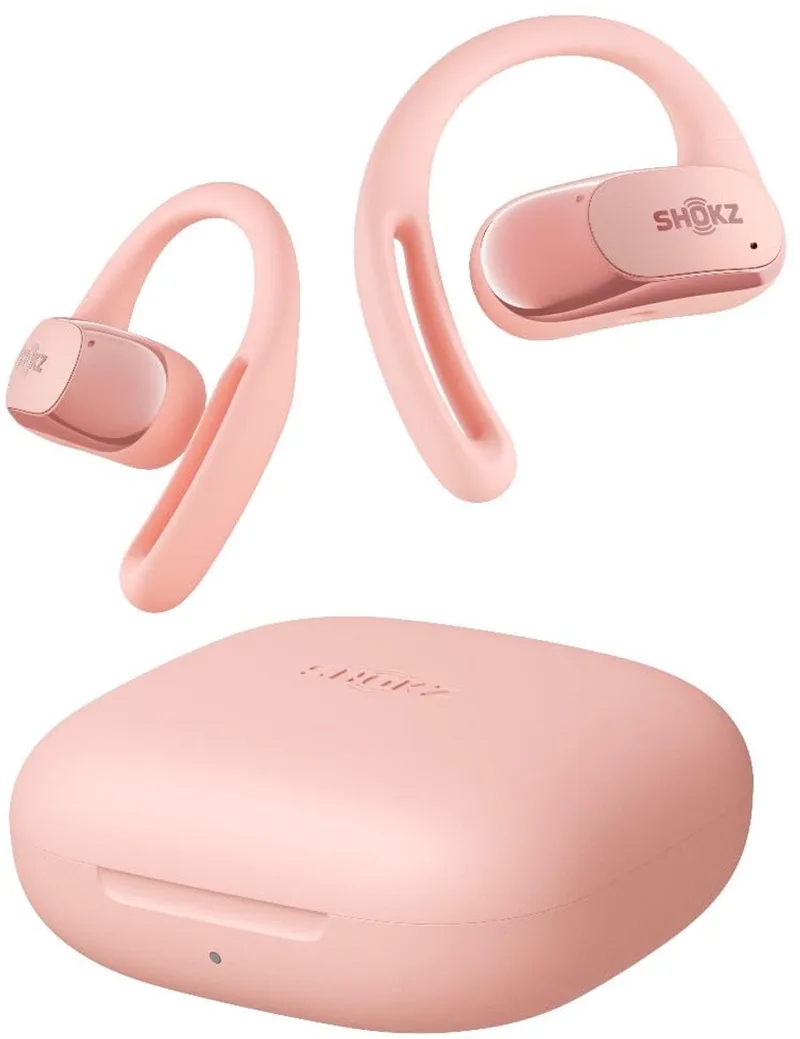 OpenFit Air - Open-ear - Sporthoofdtelefoon - Draadloze Oordopjes van Shokz, Roze – cover