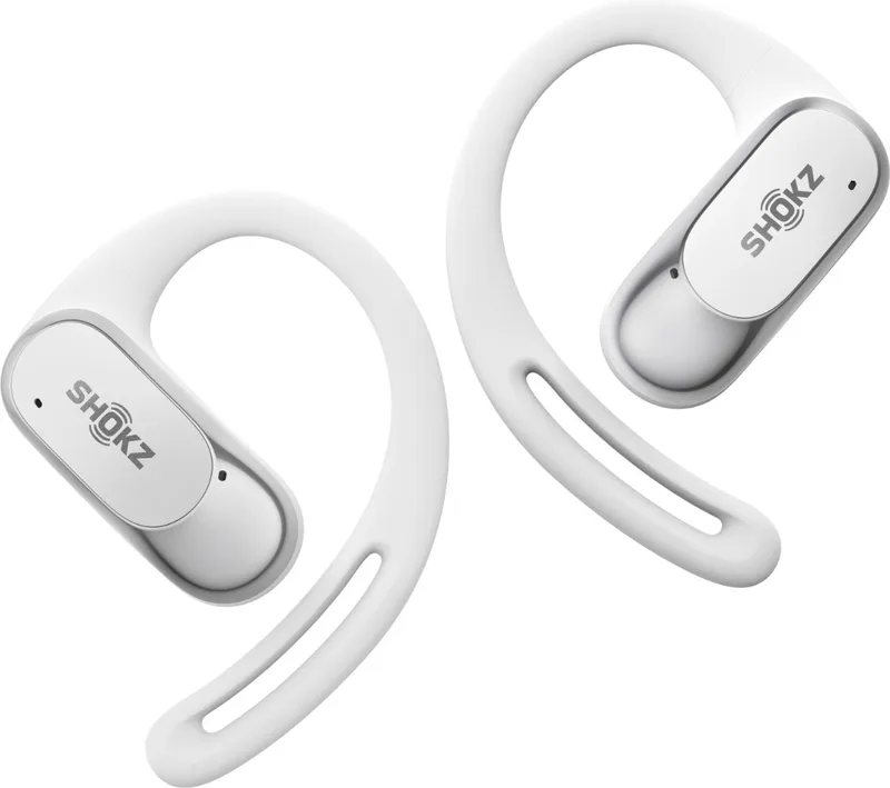 OpenFit Air - Open-ear - Sporthoofdtelefoon - Draadloze Oortjes van Shokz, Wit – cover