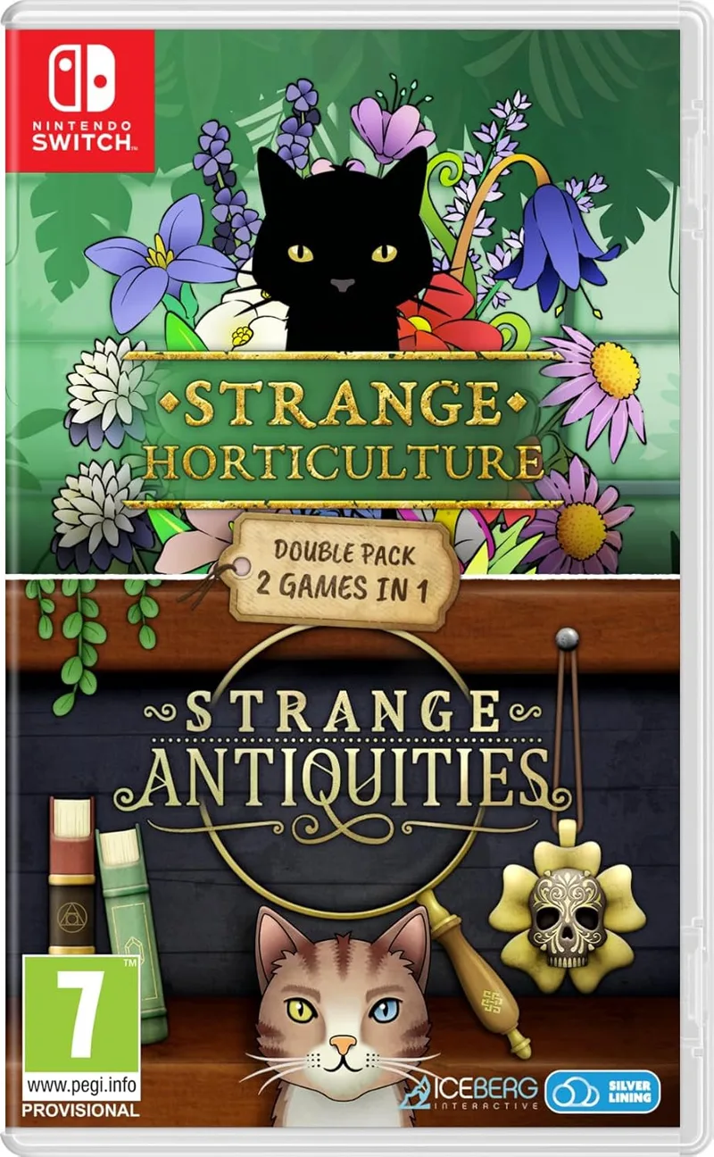 Strange Horticulture & Strange Antiquities van Silver Lining Interactive, Nintendo Switch – cover