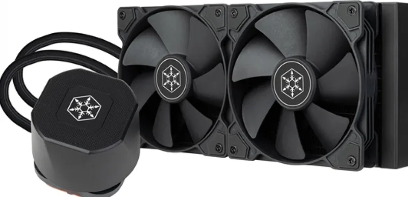 NovaPeak 240 Black - Waterkoeler by SilverStone – cover