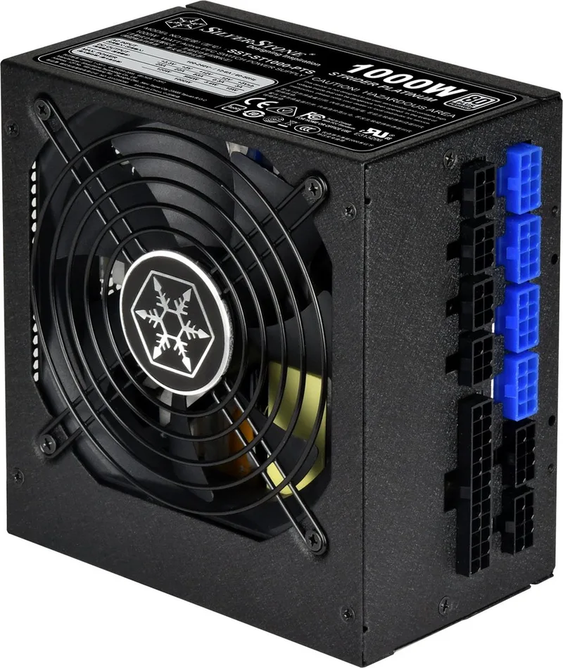 Silverstone 1000W SST-ST1000-PTS ATX 80+ Platinum Modular Power Supply van SilverStone, Zwart – cover