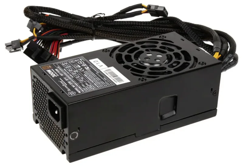 TFX-serie Voeding - 300 Watt - 80 mm - ATX - 80 Plus 80 PLUS Bronze by SilverStone, Black – cover