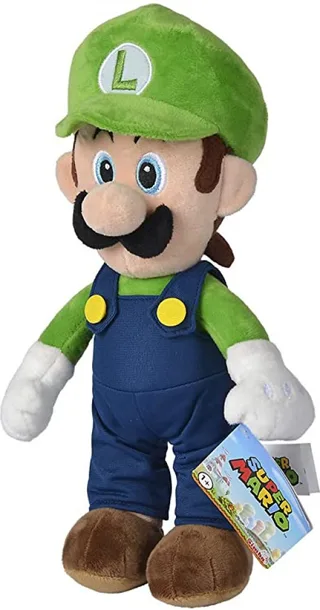 Super Mario Pluche - Luigi (32cm) by Simba Toys – cover 1 of 6