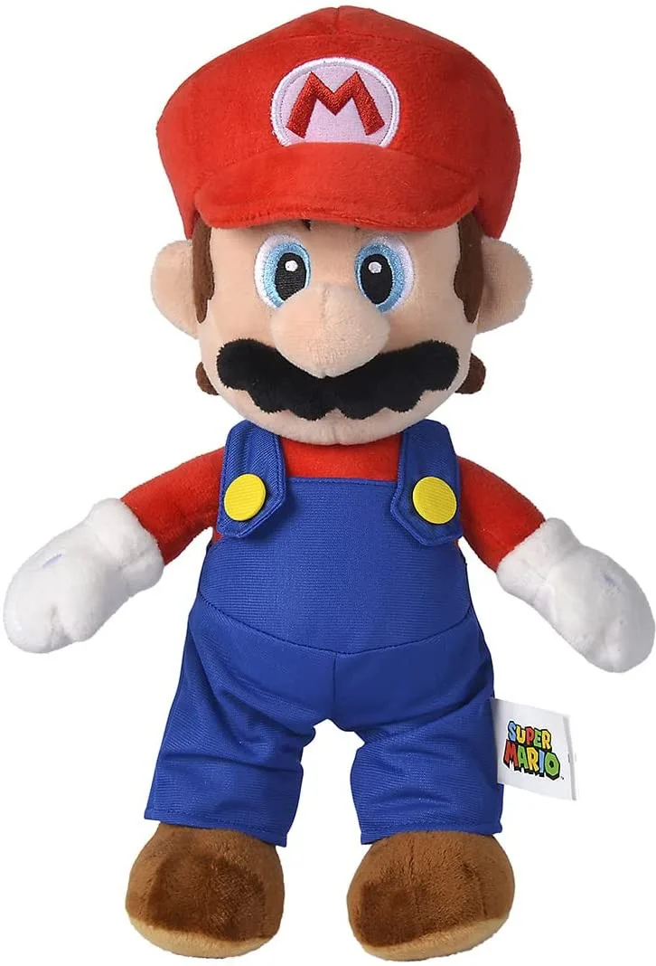 Super Mario Pluche - Mario (32cm) van Simba Toys – cover 1 van 6