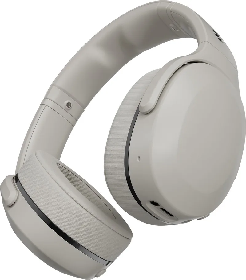 Crusher 540 Active Draadloze Koptelefoon - Zweet- en Waterbestendige Sportkoptelefoon de Skullcandy, Gris clair – jaquette