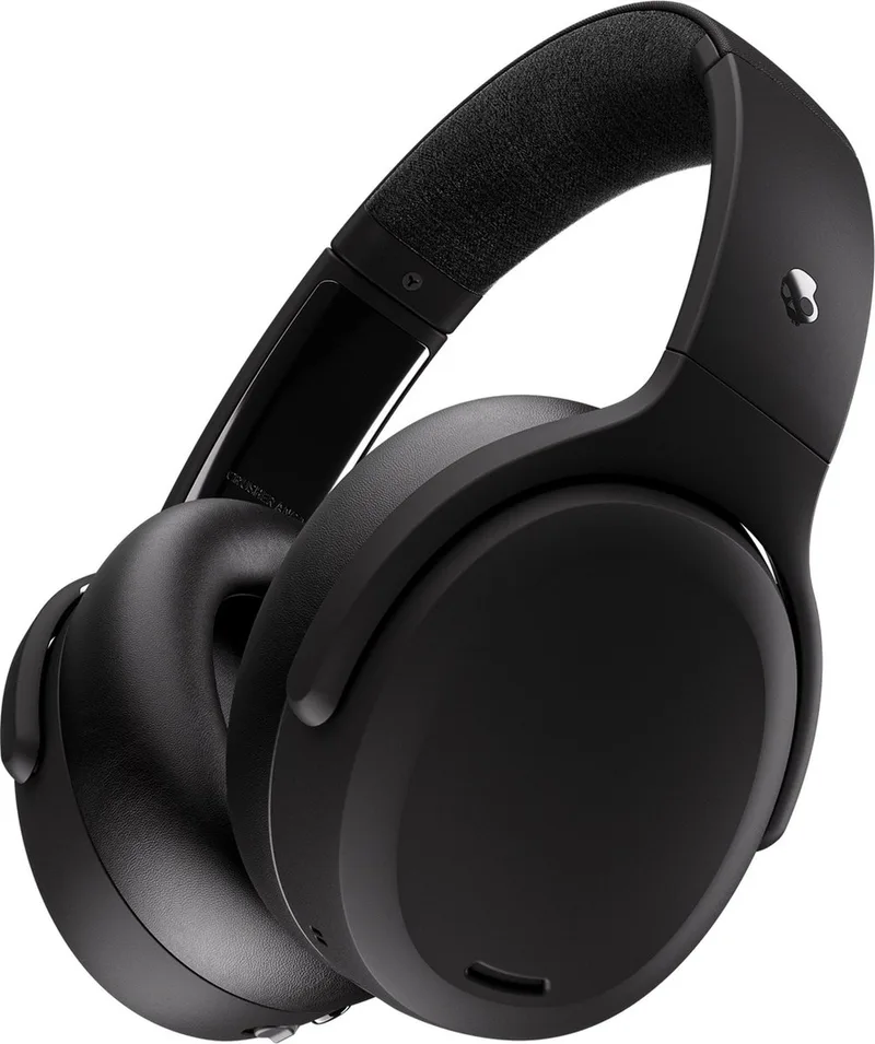 Crusher ANC 2 Draadloze Koptelefoon – Noise Cancelling Hoofdtelefoon van Skullcandy, Zwart – cover
