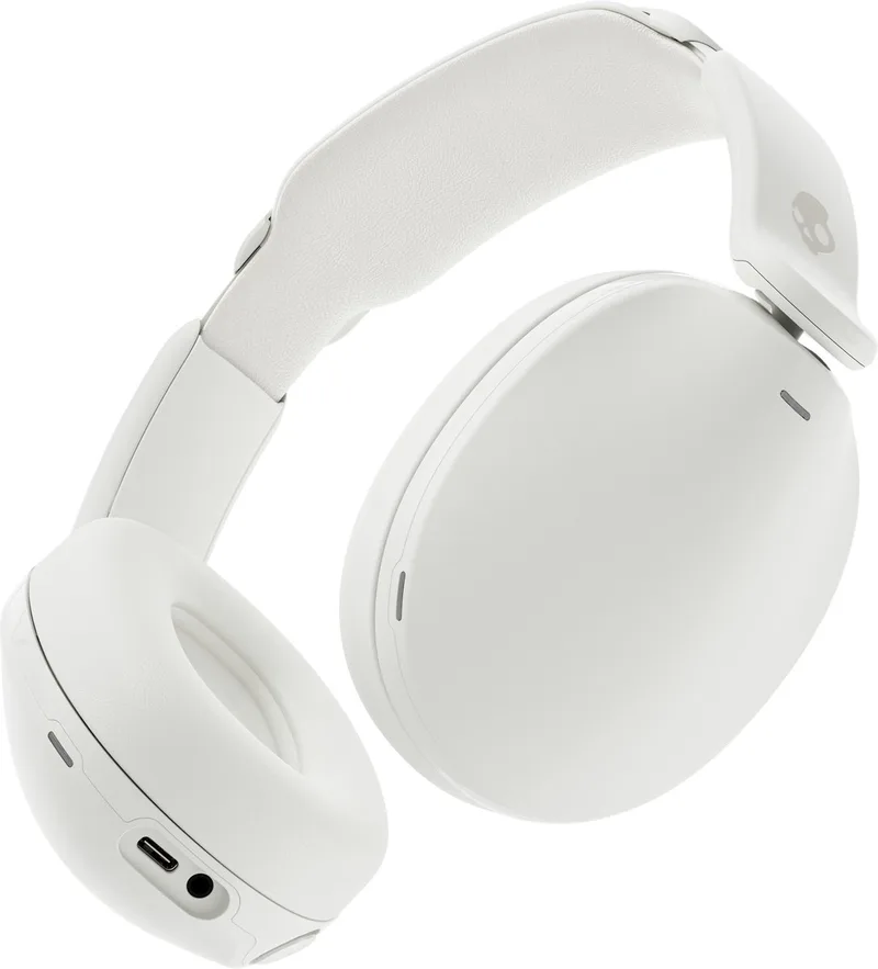 Hesh 360 Wireless Koptelefoon – Over-Ear Hoofdtelefoon – 100 Uur Batterijduur – Snellaadfunctie – Draadloos de Skullcandy, Blanc – jaquette