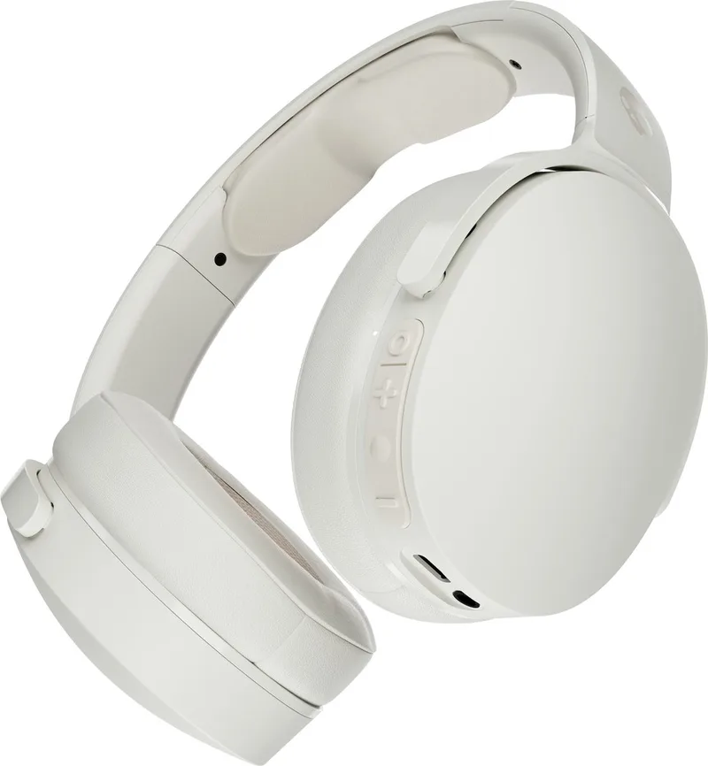 Hesh EVO Wireless Over-ear Koptelefoon - Draadloze Hoofdtelefoon - Snelladen (10 min = 3 uur) van Skullcandy, Wit – cover