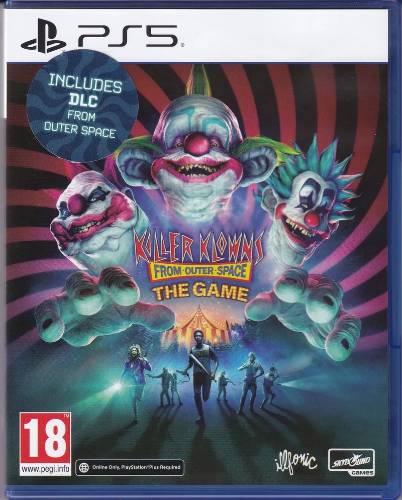 Killer Klowns From Outer Space - The Game - EN ES IT van Skybound Games, PS5 – cover