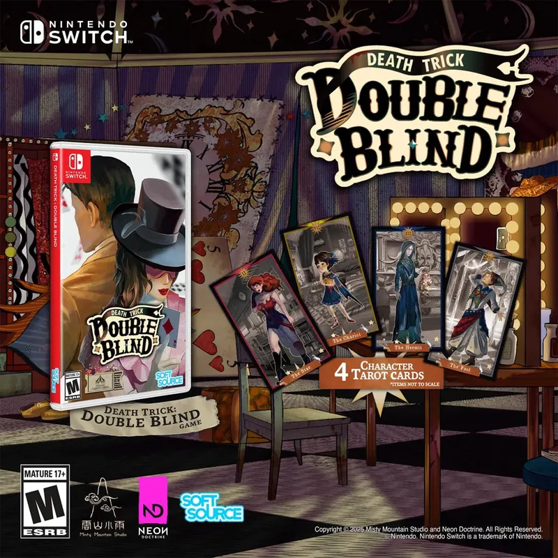 Death Trick: Double Blind de Softsource, Nintendo Switch – jaquette
