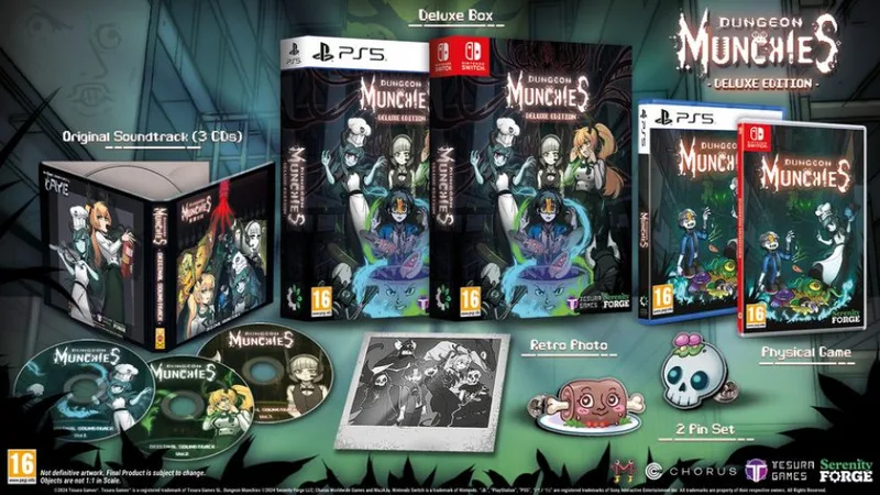 Dungeon Munchies Deluxe Edition van Softsource, Nintendo Switch – cover