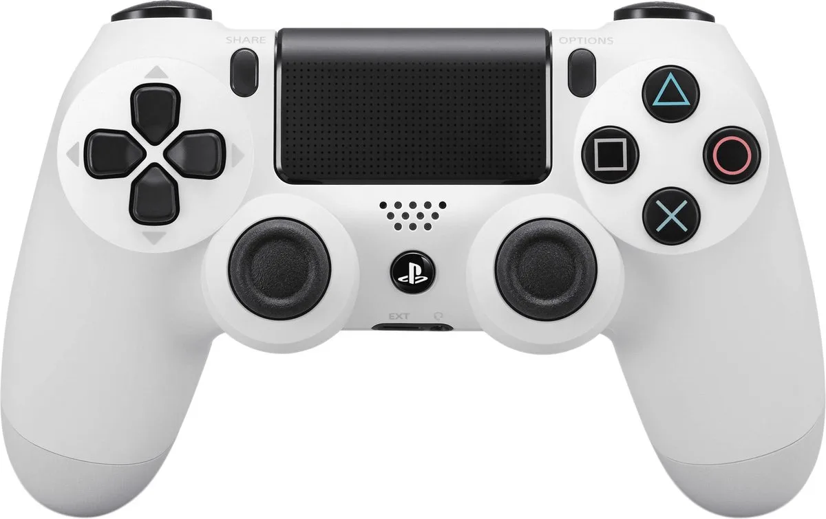 Dual Shock 4 Controller V2 - PS4 fra Sony Interactive Entertainment, Hvid – cover