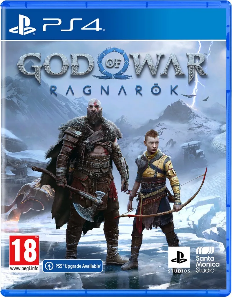 God of War Ragnarök - PS4 by Sony Interactive Entertainment, PS5 – cover