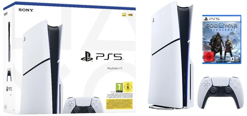 Playstation 5 Disk Slim inklusive God Of War: Ragnarök PS5 de Sony Interactive Entertainment – jaquette