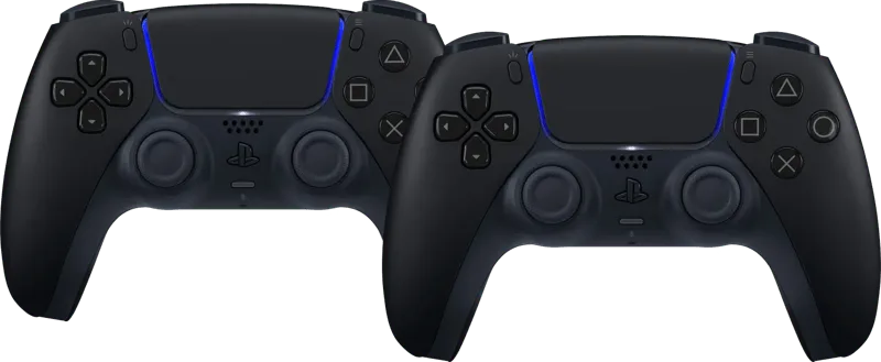 Playstation 5 DualSense Draadloze Controller Midnight Black Duo Pack de Sony Interactive Entertainment – jaquette