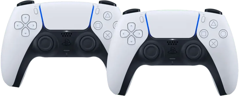 PlayStation 5 DualSense Draadloze Controller Wit Duo Pack de Sony Interactive Entertainment – jaquette