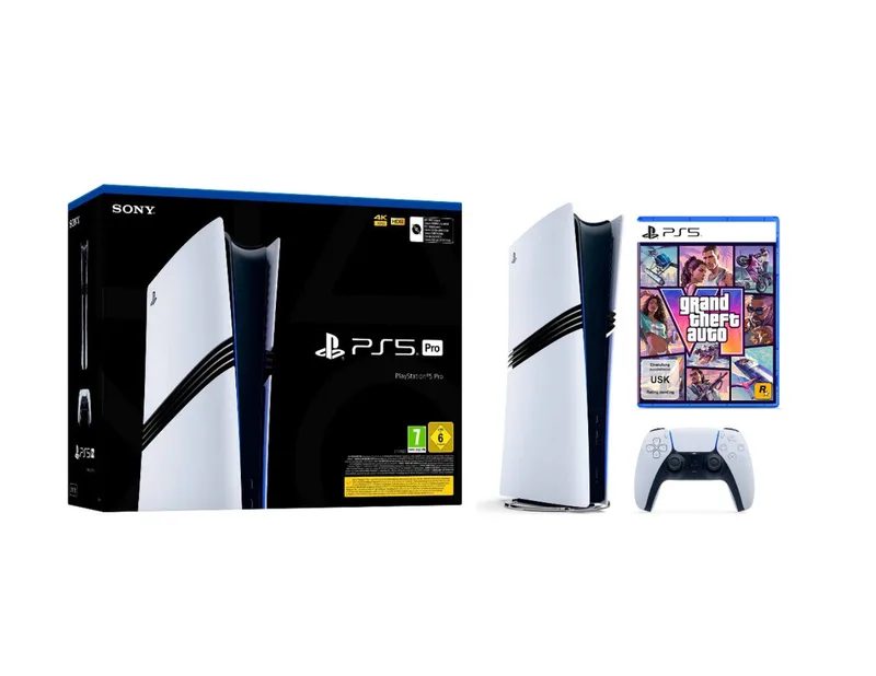 Playstation 5 Pro 2TB inkl. Grand Theft Auto VI 2TB van Sony Interactive Entertainment, Zwart, 2 TB – cover