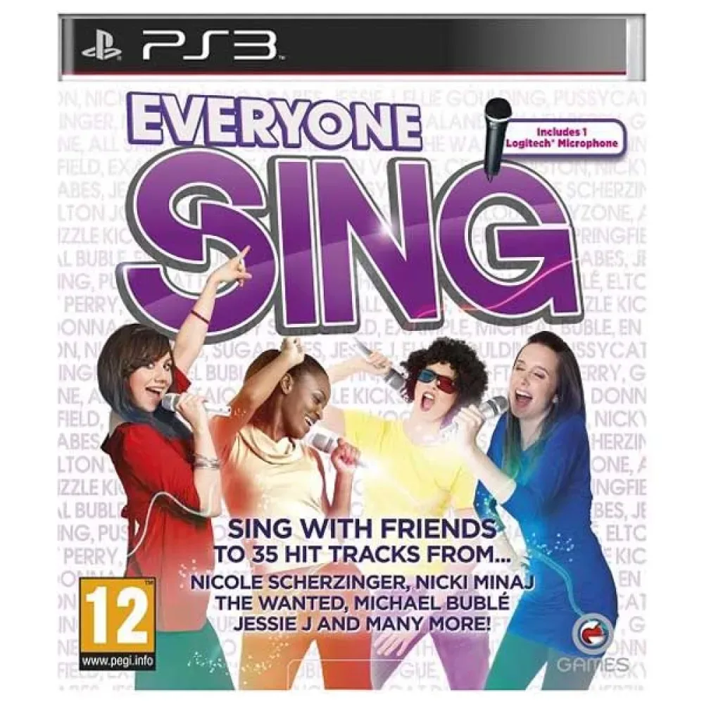 Playstation Games Ps3 Everybody´s Sing + 1 Microphone Pack de Sony Interactive Entertainment – jaquette