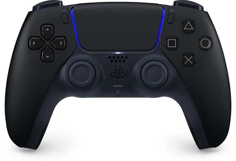 PS5 DualSense® Draadloze Controller – Midnight Black - Inclusief USB C kabel van Sony Interactive Entertainment, Zwart + USB-C kabel – cover