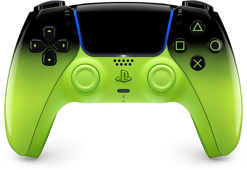 PS5 DualSense Draadloze Controller de Sony Interactive Entertainment, Remix Green – jaquette