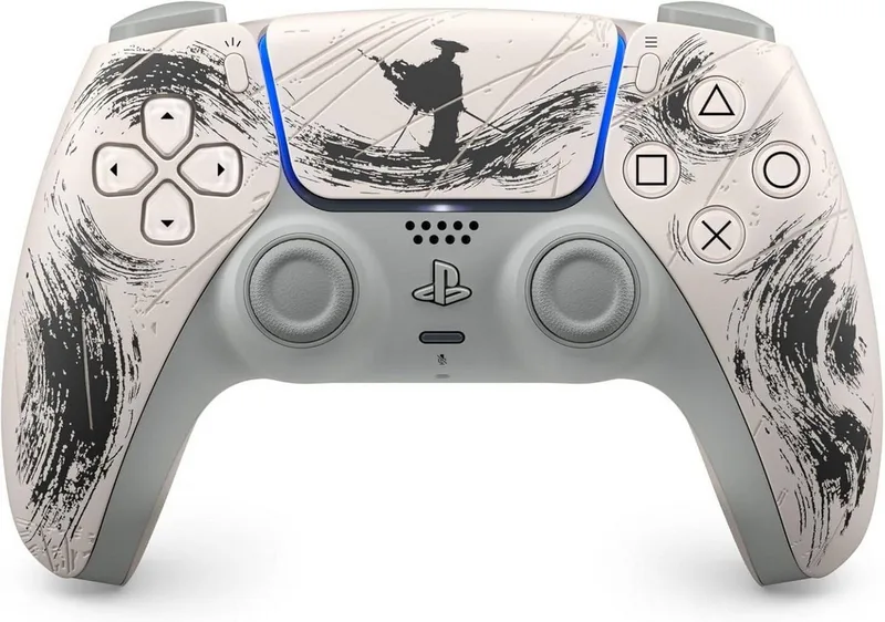 PS5 DualSense Ghost of Yotei Black Limited Edition PlayStation 5-Controller van Sony Interactive Entertainment, Zwart – cover
