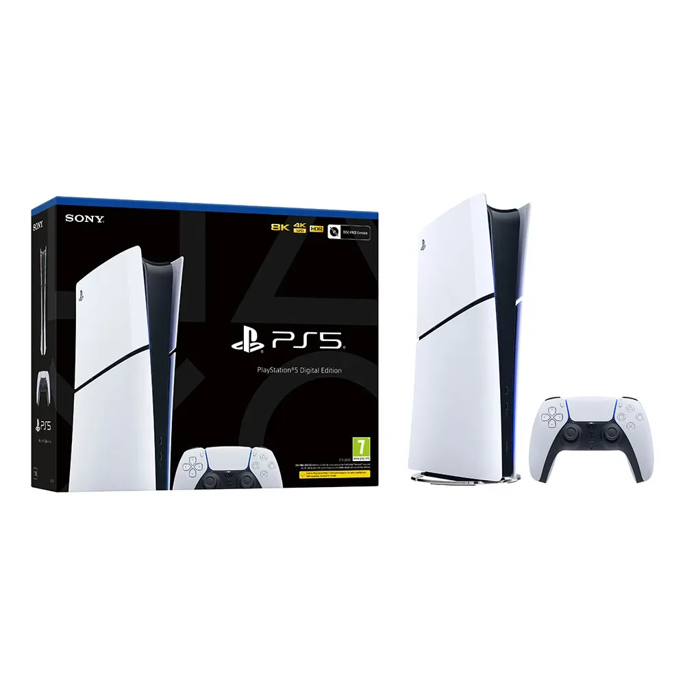 Ps5 Slim Digital Edition Uk Console van Sony Interactive Entertainment, 825 GB – cover
