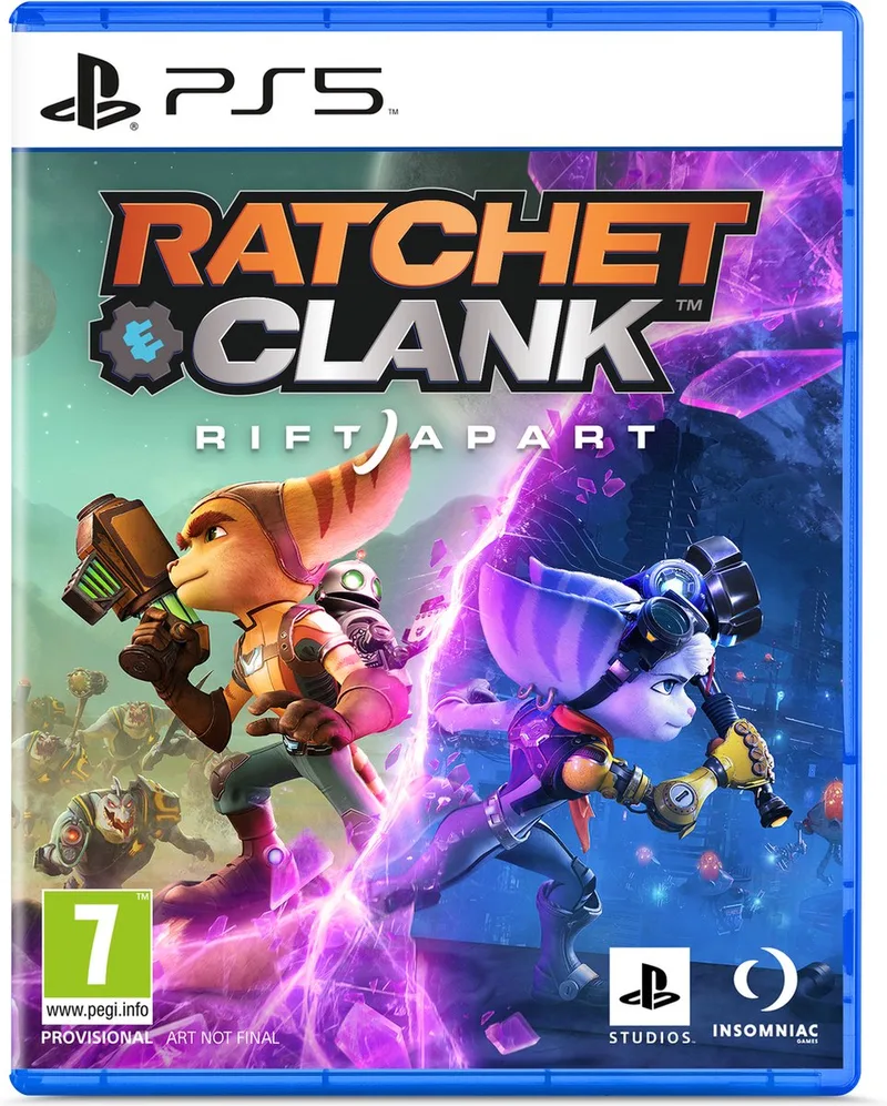 Ratchet & Clank: Rift Apart, PlayStation 5, RP (Rating Pending) by Sony Interactive Entertainment, PS5 – cover