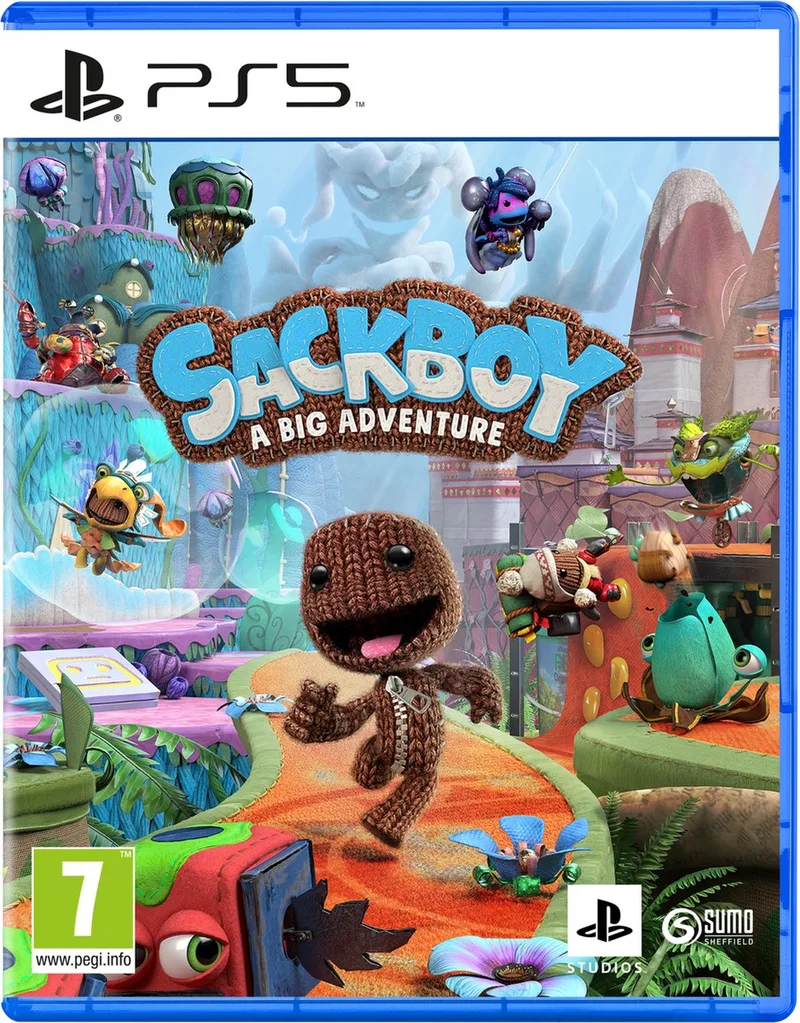 Sackboy: A Big Adventure, PlayStation 5, Multiplayer modus, E (Iedereen) by Sony Interactive Entertainment, PS5 – cover