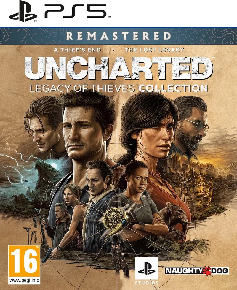 Uncharted: Legacy of Thieves Collection van Sony Interactive Entertainment, PS5 – cover