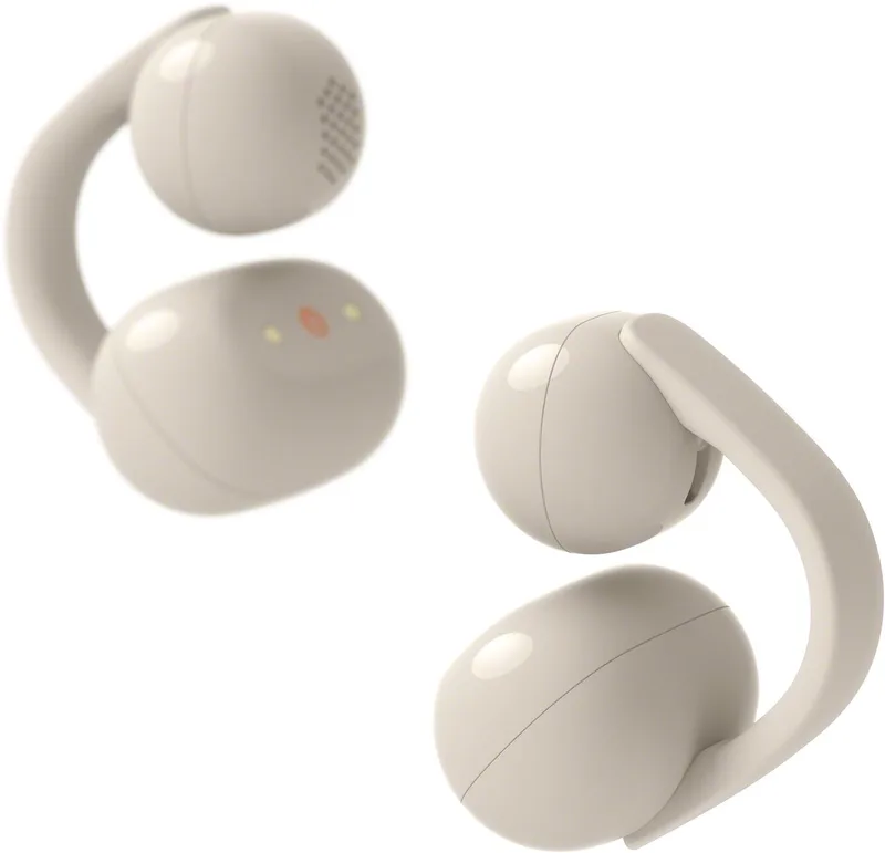 LinkBuds Clip - Draadloze open-ear oordopjes - Beige/Grijs van Sony, Beige – cover