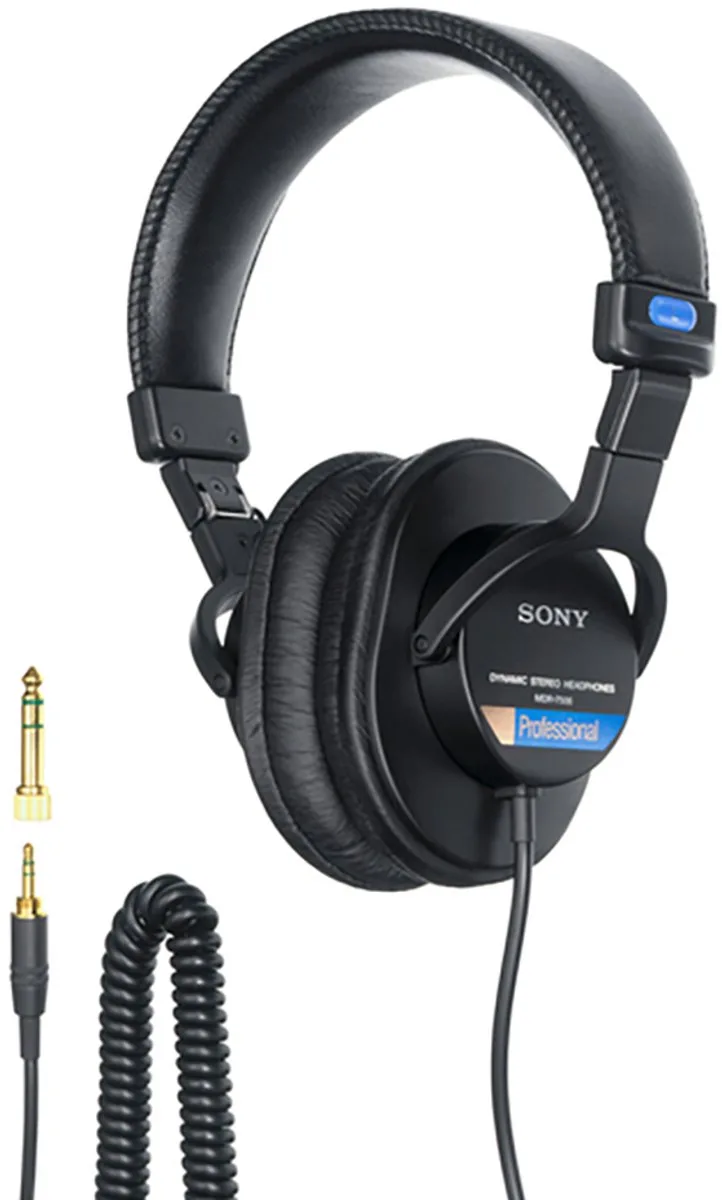 MDR-7506 - Studio koptelefoon met gesloten achterkant by Sony, Black – cover