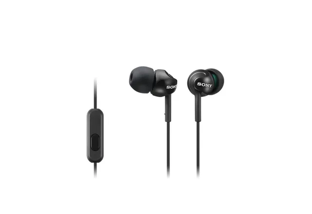 MDR-EX110AP In-ear oordopjes Zwart