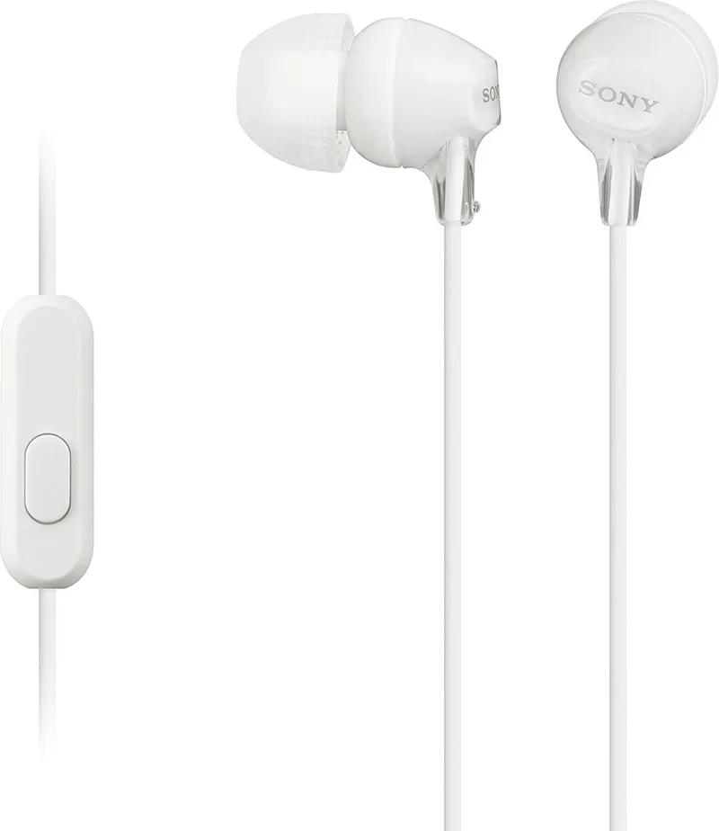 MDR-EX15APW - In-ear oordopjes met mic. de Sony, Blanc – jaquette