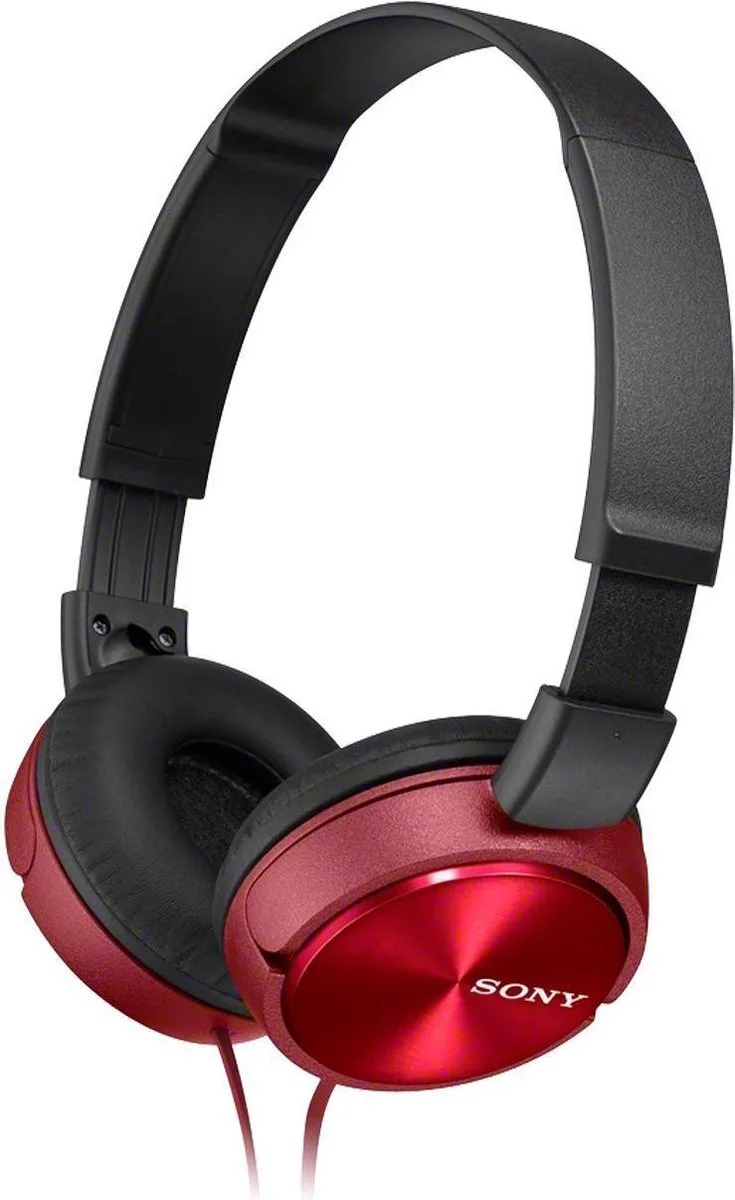MDR-ZX310 - On-ear koptelefoon van Sony, Rood – cover