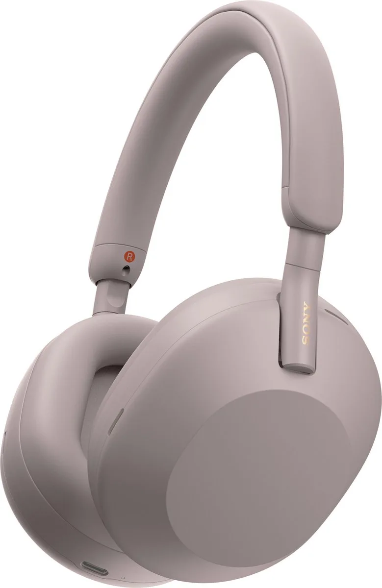 WH-1000XM5 - Draadloze koptelefoon met Noise Cancelling - Smoky Pink van Sony, Roze – cover