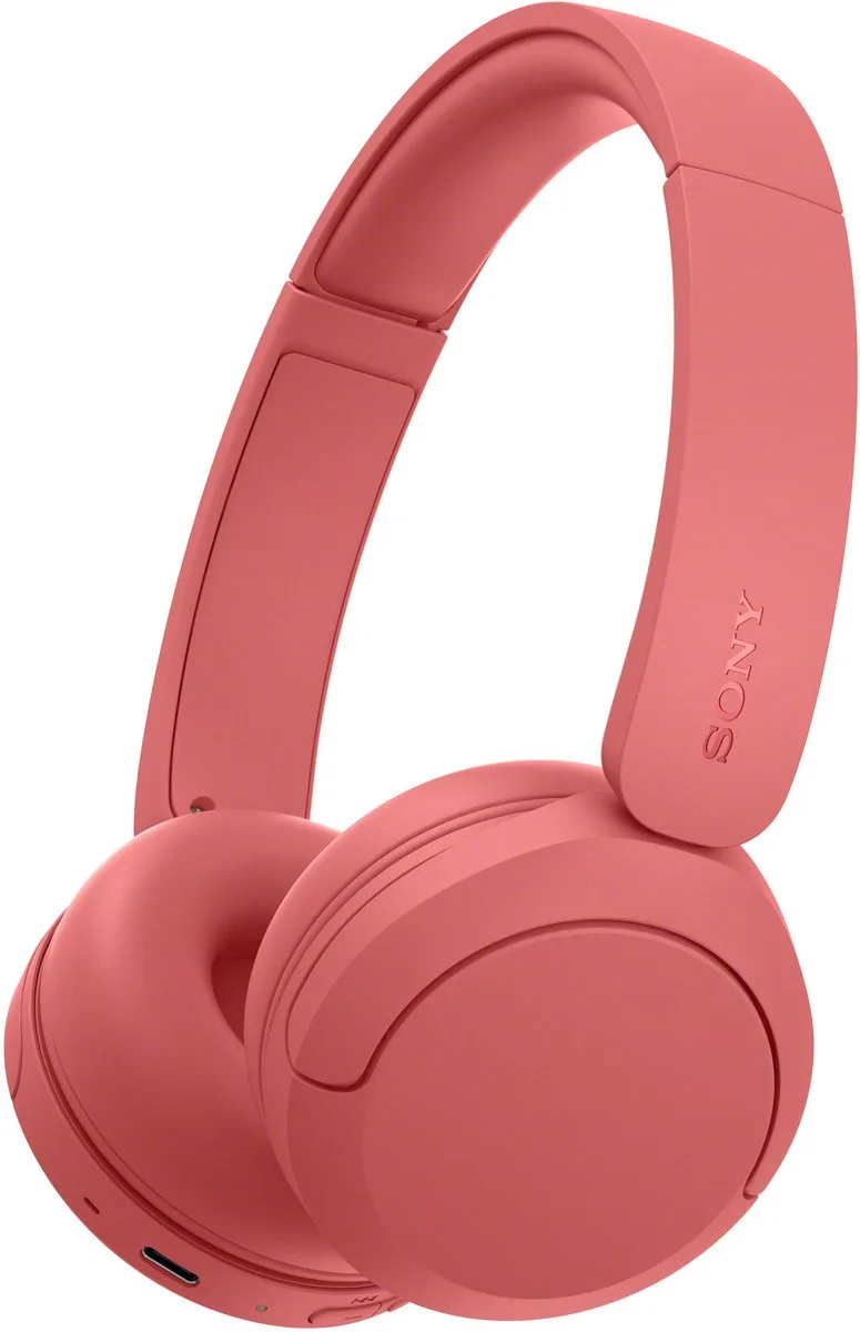 WH-CH535 – Draadloze on-ear koptelefoon - Koraalrood by Sony, Red – cover