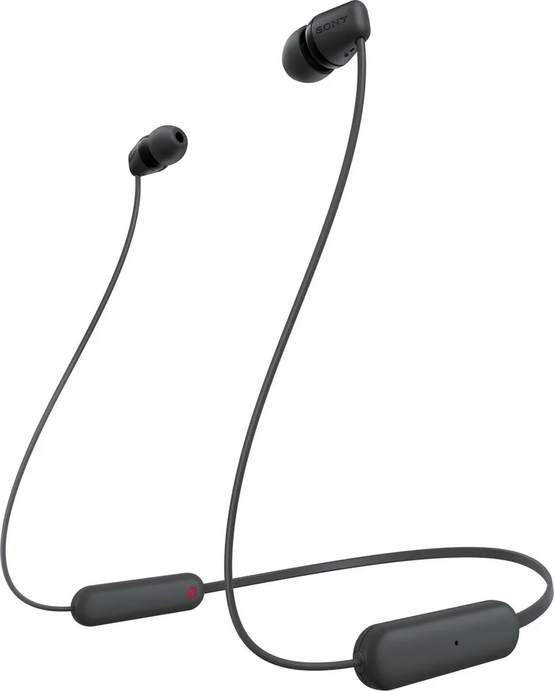 WI-C100 - Draadloze oordopjes van Sony, Zwart – cover