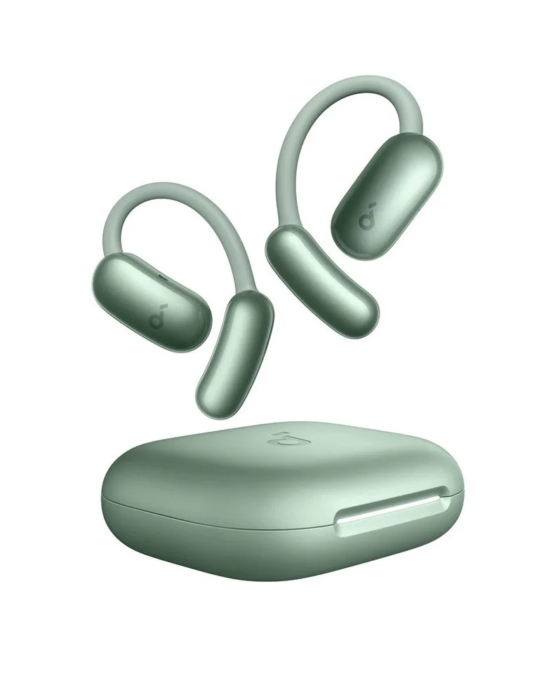 AeroFit 2 AI Assistant Open-Ear-Kopfhörer (Mit KI-Assistent) by Soundcore, Green – cover