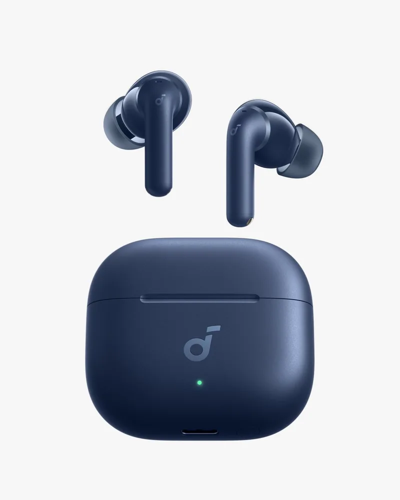 Anker P42i Draadloze Oordopjes, Adaptieve ANC Voor Dagelijks Geluid, Hi-Res Audio Met LDAC, Natuurlijke Modus Voor Concerten & Live Events, 56Uur Speeltijd, Al-Oproepen Met 6 Microfoons, Draadloos Opladen, IP55 by Soundcore, Blue – cover