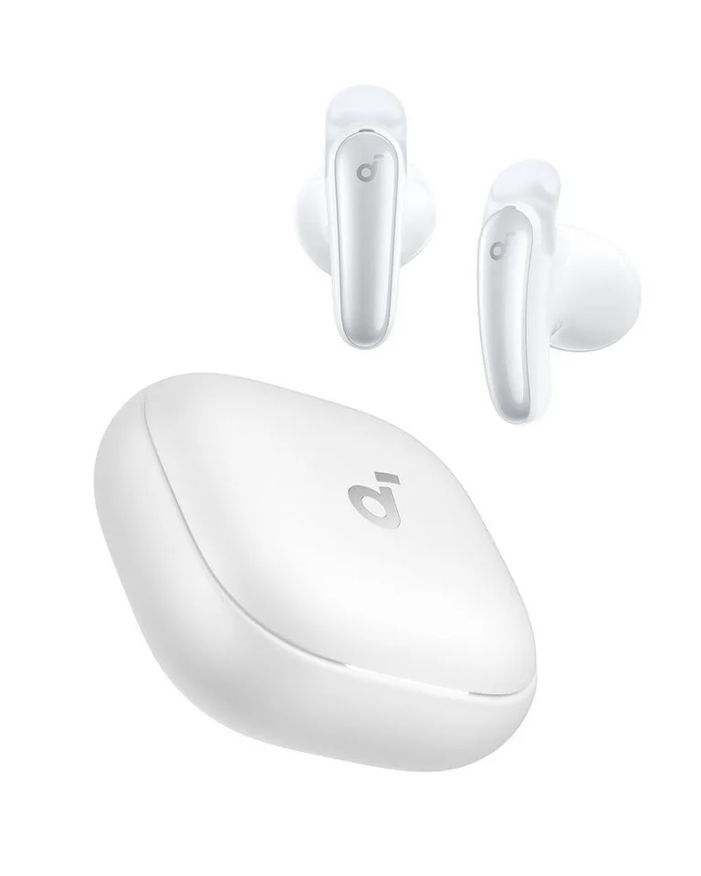 by Anker Liberty Buds, Kabellose Bluetooth Earbuds, Schnellladen Bluetooth-Kopfhörer by Soundcore, White – cover